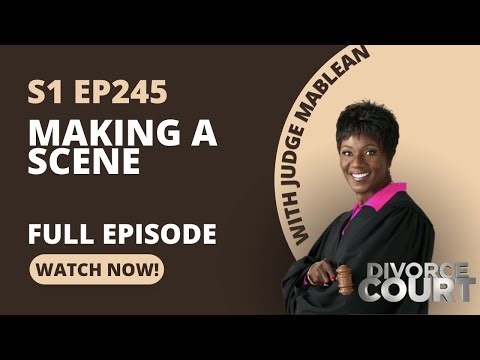 Divorce Court OG - Anthony vs. Brenda - Making a Scene - Season 1, Episode 245 - FULL EPISODE
