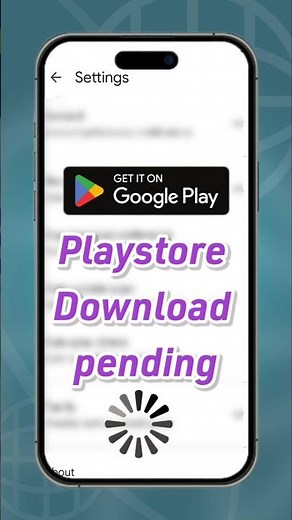 🔥 Google Play Store Download Pending Fix! #AndroidTips #shorts