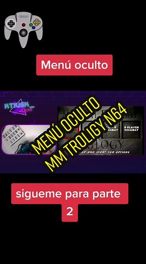#menu#gamer #n64#nintendo64#nintendo #mortalkombat #mortalkombattrilogy