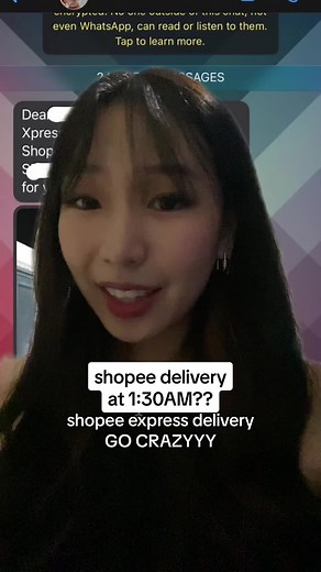 Shopee Express Delivery at 1:30 AM??