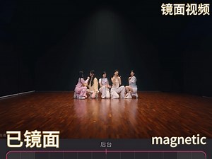 【扒舞必备】ILLIT《Magnetic》带镜面走位动线 扒舞排练超方便