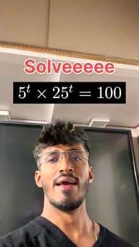 Let’s Solve for T #maths #mandarborkar