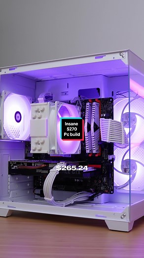 Insane $270 Gaming pc #gamingpc #techtok #budgetpc