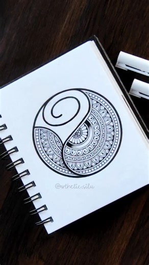 Sanghamitra Sethi on Instagram: "Rose Mandala🌹✨🖤 . . . @brustro_official sketchbook @marvyuchida_india fineliners . . #mandaladesign #artreels #roseart #mandalaflower #mandaladrawing"
