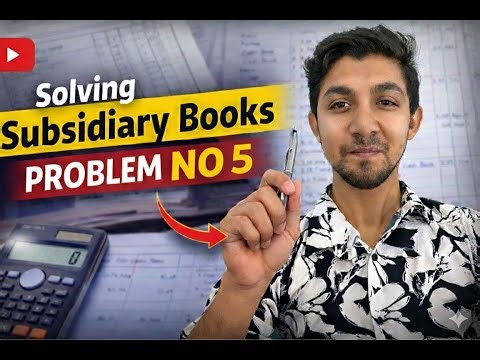 How to Solve Subsidiary Books? 🔥 Problem 5 | Inter 1st Year Accounts