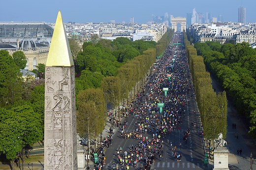 Paris Marathon 2025: Almost 57,000 runners take part in the race