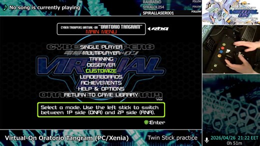 VOOT 5.66 netplay working on PC using Xenia emulator between Finland and New York. General emulation is good, but online latency is higher than on consoles (I'm curious why). Could end up being a nice way to play as XBLA ver. is feature-rich (replays, colors etc.) #VOOT #オラタン