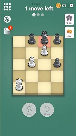 Level 85 - Pocket Chess - Solution/Walkthrough