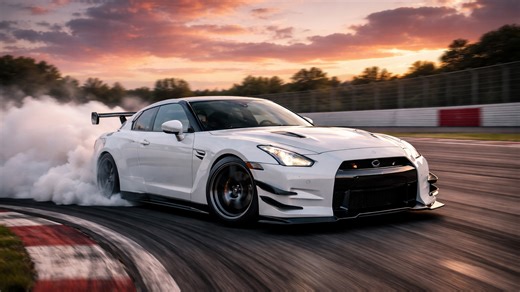 Can a 900HP GTR drift the Nürburgring