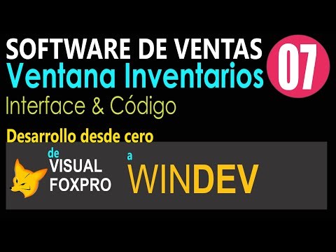 7 Ventana Inventarios en Visual FoxPro y WinDEV | Punto de Ventas FoxPro