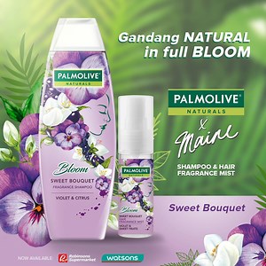 15K views · 10K reactions | Feel the good vibes with your oh-so-fresh and fragrant hair!  #PALMOLIVExMAINE Bloom shampoo and hair fragrance mist are inspired by the sweet scents of nature and Maine’s fresh personality! Get this limited-edition pack at your nearest Robinsons Supermarket and Watsons! | Palmolive Naturals | Facebook