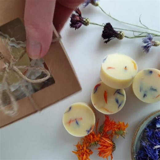 Botanical Bath Melts: Natural Essential Oils, Home Spa Gift Box - Etsy