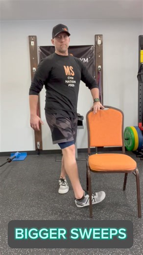 HIP SWEEPS Want better balance? Awesome, me too. Let’s teach you how to improve rotational balance so you fall less and feel more confident on your feet. This drill called HIP SWEEPS are super effective at stimulating the balance centers of your brain. You’re going to alternate between stepping across midline and outside of midline of your body. KEYS for this movement: - MOVE FROM YOUR HIP: focus on moving from your hip joint and not your spine. - MOVING OUTSIDE: use your glute to rotate your bo