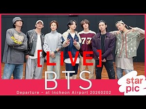 [LIVE] BTS Departure - at Incheon Airport 20260202