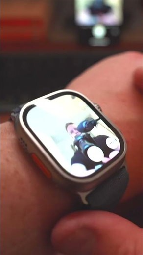 Apple Watch Ultra 2 - Control iPhone Camera #applewatchultra #ULTRA2CAMERA