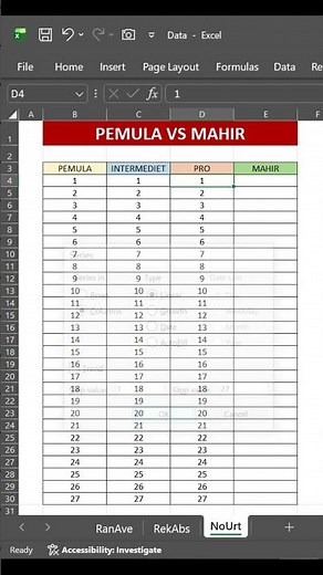 4 Cara Otomatis Bikin Nomor Urut di Excel (Yang ke-4 Paling Sakti!) 🤯