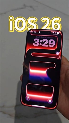 iOS 26 Features 🔥 New Lock Screen & Passcode Animation