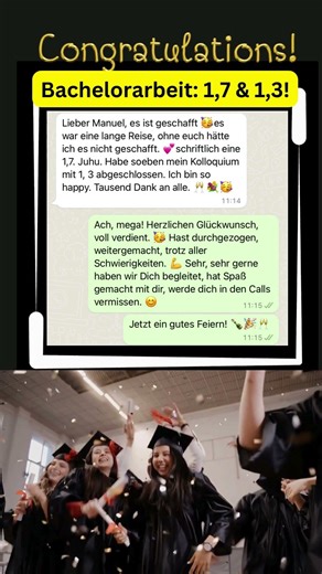 Bachelorarbeit mit 1,7 schreiben - Erfahrungen Manuel Kröger