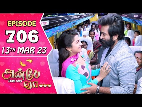 Anbe Vaa Serial | Episode 706 | 13th Mar 2023 | Virat | Delna Davis | Saregama TV Shows Tamil