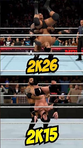 WWE 2K26 Finisher vs WWE 2K15 Part 2 #shorts