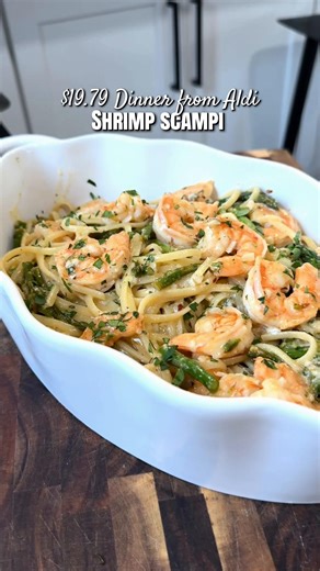 Simple Shrimp Scampi Recipe with Aldi Finds