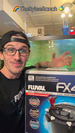 The Rylee Ranch (Kalan Elijah Rylee) on Instagram: "Kalan at The Rylee Ranch: Today we’re upgrading our koi aquarium with a new fluval FX4 canister filter! #kalanrylee #ryleeranch #aquarium #fluval #fx4 #aquarium #fish #fluvalaquatics #koi"