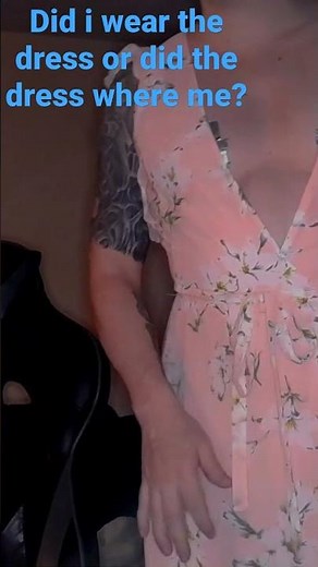 lost a bet had to wear a dress.