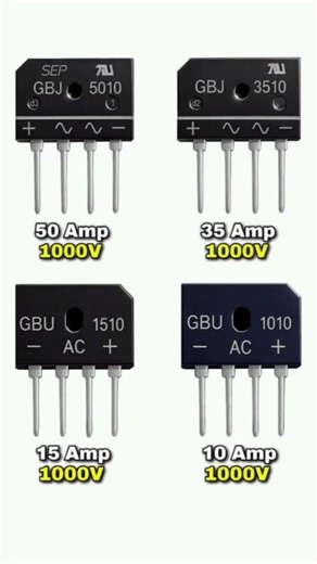 Which Bridge Rectifier is Best for Your Circuit? #electrical #electronic #shorts