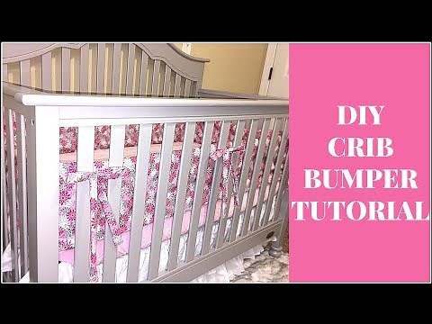 DIY Crib Bumper Tutorial under $11.00!