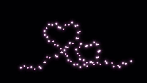 Valentines Heart Shape Lights String Overlay Stock Footage Video (100% Royalty-free) 3975778017 | Shutterstock