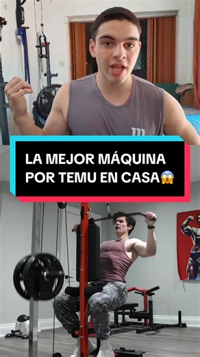 La mejor máquina de temu 😱 #gymencasa #temuproducts #fitness #poleagym #maquinagym