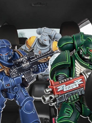 ROLL THE WINDOWS UP IT'S THE IRON HANDS #ironhands #spacemarines #warhammer40k