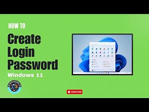 How to Create a Login Password in Windows 11 | Microsoft Windows