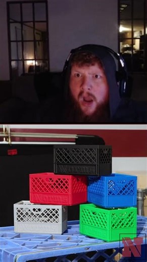 When someone says you have "too many" Tiny Milk Crates... 🤨📦