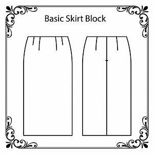 2. Fashion Design Pattern Making Course – Basic Skirt Block | Modifiable Full Size Digital File Draft Your Own Skirt Couture Sewing Pattern - Etsy Australia
