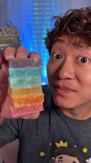 ASMR Snack Challenge: Eating Silky Gem Crystal Candy