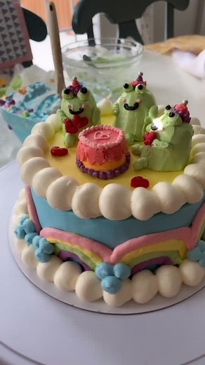 DIY Frog Cake Tutorial