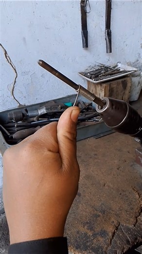 this is drill machine spring bandavalka #springmaking #drillmachine #workshoplife #automobile