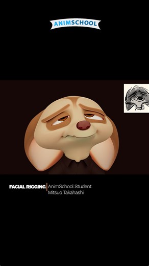 AnimSchool on Instagram: "Want to bring characters to life with believable expressions? Our Facial Rigging class teaches you how to build the controls animators need to create appealing and expressive faces! Great work AnimSchool students Mitsuo Takahashi de Romaña and James Standish! Learn with Pro Rigger Daniele Dolci Level up your technical and artistic rigging skills at AnimSchool.edu #rigging #blendshapes #animschool #onlineschool #autodeskmaya #rigger #3drig #3dcharacter"