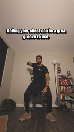Just rolling your chest can create great moments in your Krump for Grooves. #krump