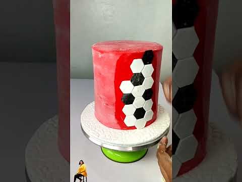 How to make football theme cake
