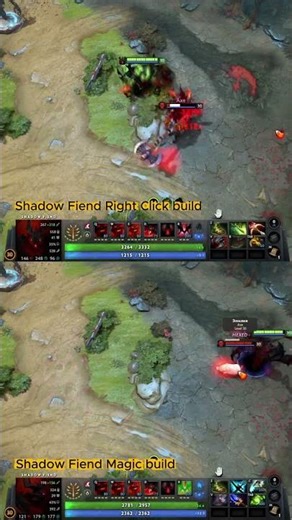Shadow Fiend Right Click vs Magic Build 😱 Which One MELTS Faster? | Dota 2 #dota2