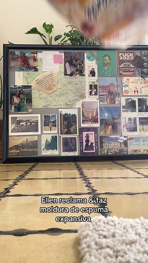 Artesanato DIY: Moldura com Espuma Expansiva