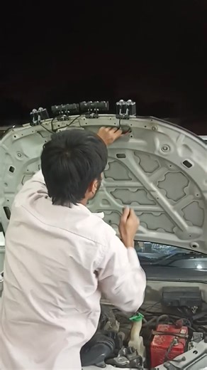 MARUTI SUZUKI FRONT BONAT LED LIGHT INSTALL