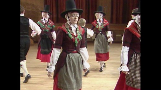 Welsh Folk Dancing in Brynmawr