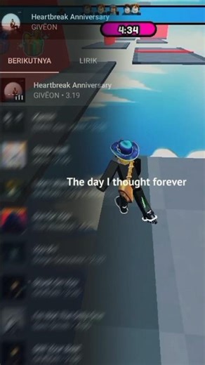 GIVEON - Heartberak Anniversary (Roblox) #roblox #lyrics