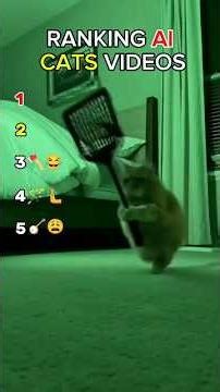 Ranking AI Cat Moments 😂🐱 #shorts