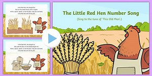 The Little Red Hen Number Song PowerPoint