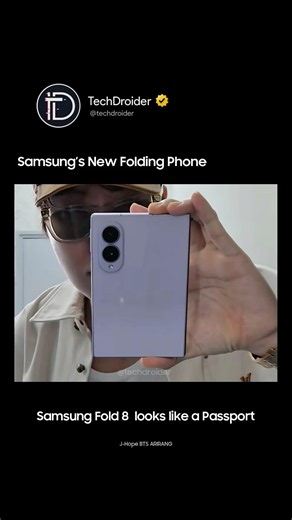 Galaxy Z Fold 8 Hands On Video #Samsung