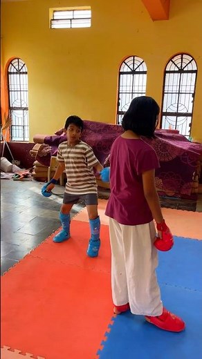 Master the Kick Counter! 🥋 Kids Martial Arts Takedown & Self-Defense #kickbox #evolutionmuaythai